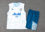 2024/25 Man City Sky Blue Vest Training Jersey(A Set)