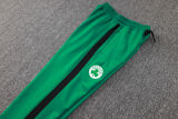 2024/25 Celtics Green Hoody Zipper Jacket Tracksuit