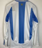 2024/25 Argentina Home Fans Long Sleeve Jersey (Have FlFA World Champion 2022 有胸前章)
