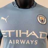 2024/25 Man City Home Blue Player Version Jersey