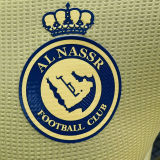 2024/25 Al Nassr Home Yellow Long Sleeve Player Version Jersey
