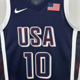2025 Team USA TATUM #10 Sapphire Blue NBA Jerseys