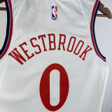2024/25 Clippers WESTBROOK #0 White NBA Jerseys