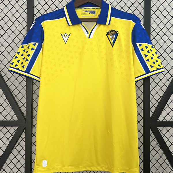 2024/25 Cadiz Home Yellow Fans Soccer Jersey