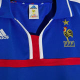 2000 France Home Blue Retro Soccer Jersey