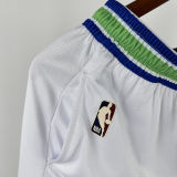 2024/25 Timberwolves White Retro NBA Shorts Pants
