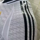 2024/25 RM Home White Player Version Long Sleeve Soccer Jersey