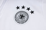 2025 Germany White Hoody Zipper Jacket Windbreaker