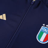 2024/25 Italy Sapphire Blue Jacket Tracksuit