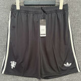 2024/25 M Utd Black Shorts Pants