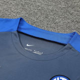 2025 In Milan Blue Vest Training Jersey(A Set)