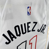 2024/25 Miami Heat JAQUEZ JR. #11 White City Edition NBA Jerseys