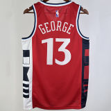 2024/25 Clippers GEORGE #13 Red NBA Jerseys