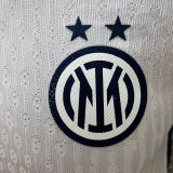 2024/25 In Milan Away White Player Version Soccer Jersey