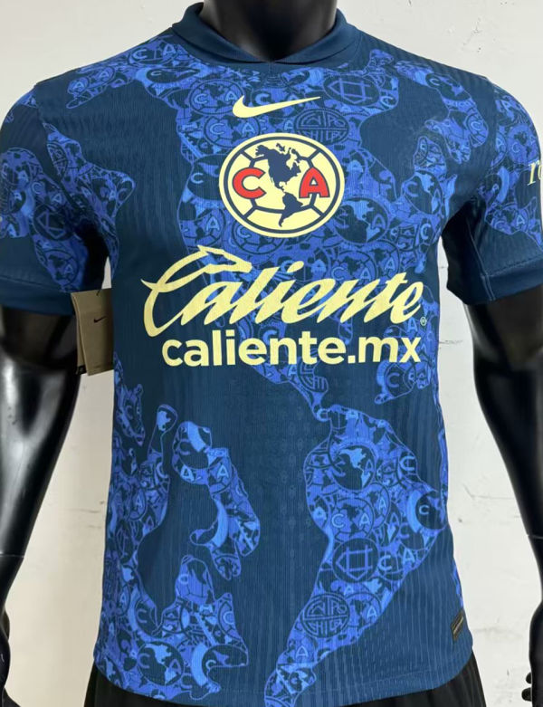 2024/25 Club America Third Blue Player Version Soccer Jersey