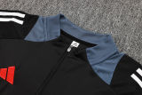 2024/25 M Utd Black Sweater Tracksuit