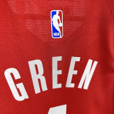 2024/25 Rockets GREEN #4 Red NBA Jerseys Hot Pressed