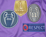 2016/17 RM Purple Away Retro Player Version Soccer Jersey 球员版