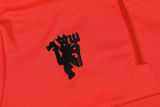 2025 M Utd Red Kids Sweater Tracksuit