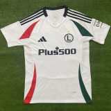 2024/25 Legia Warsaw Home White Fans Soccer Jersey 波兰华沙军团