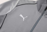 2024/25 Puma~ Grey Hoody Zipper Jacket Tracksuit