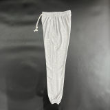 2024/25 Nk~ Grey Pure Cotton Sports Trousers Zipper style