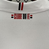2024/25 Sao Paulo 1:1 Home White Fans Soccer Jersey (All Sponsor 全广告)