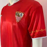 2003/04 Sevilla FC Away Red Retro Soccer Jersey