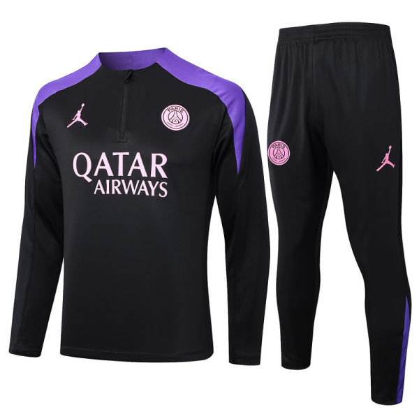 2025 PSG Black Red Sweater Tracksuit