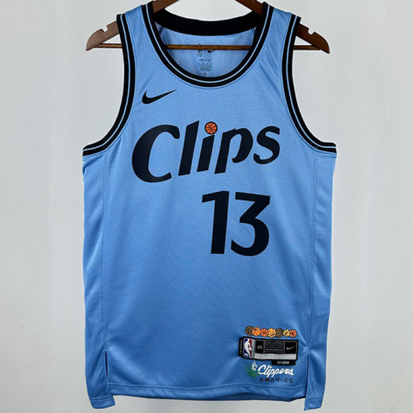 2025 Clippers GEORGE #13 Blue NBA Jerseys