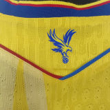 2024/25 Crystal Palace Away Yellow Player Version Soccer Jersey
