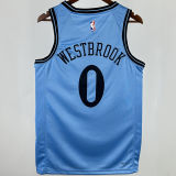 2025 Clippers WESTBROOK #0 Blue NBA Jerseys