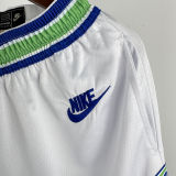 2024/25 Timberwolves White Retro NBA Shorts Pants