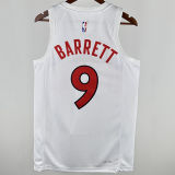 2023 Toronto Raptors BARRETT #9 White NBA Jerseys