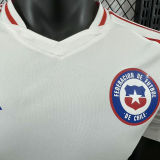 2024/25 Chile Away White Player Version Soccer Jersey