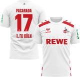 2024/25 1. FC Köln Home White Fans Soccer Jersey 科隆