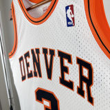 2006/07 Nuggets IVERSON #3 White Retro NBA Jerseys 热压