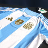 2024/25 Argentina Home Player Version Long Sleeve Jersey (Have FlFA World Champion 2022 有胸前章)