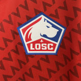 2024/25 Lille Home Red Fans Soccer Jersey