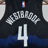 2024 Nuggets WESTBROOK #4 Black City Edition NBA Jersey