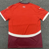 2024/25 Swizerland Home Red Fans Soccer Jersey