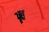 2025 M Utd Red Kids Sweater Tracksuit