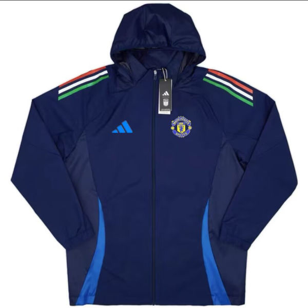 2024/25 M Utd Sapphire Blue Windbreaker