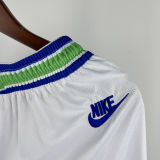 2024/25 Timberwolves White Retro NBA Shorts Pants