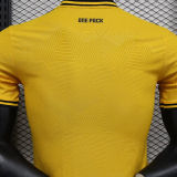 2024/25 Wolves Home Yellow Player Version Soccer Jersey