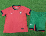 2024/25 Portugal Home Player Version Kids Jersey 球员版童装