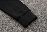 2025 Germany Black Hoody Zipper Jacket Tracksuit