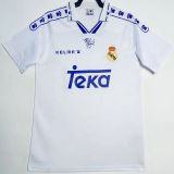1994/96 RM White Home Retro Soccer Jersey