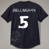 BELLINGHAM #5 RM x Y3 Black Fans Soccer Jersey 2024/25 黑色 ★★