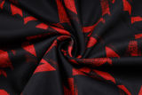 2025 M Utd Black Red Kids Sweater Tracksuit